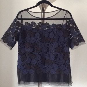 🅰️ Whitehouse Blackmarket - Lace & Fringe Top